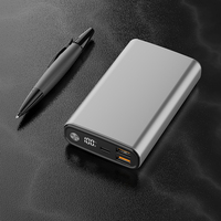 Prix de gros d'usine 15000mAh Led Display Powerbank Banque de charge de plus grande capacité PD65W Power Banks