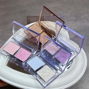 Wholesale <strong>Instant</strong> Eye Shadow Quality Cute Rectangle <strong>Eyeshadow</strong> Palette No Label Velvet Double Color Matte <strong>Eyeshadow</strong>