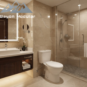 Inodoro <span class=keywords><strong>de</strong></span> Cerámica <span class=keywords><strong>de</strong></span> Dos Piezas Wayon, Inodoro Blanco con Doble Descarga, Grado <span class=keywords><strong>de</strong></span> Proyecto, Certificado CE SASO, Modelo WW-ZBQ - Product Image 4