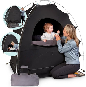 Carpa Parasol con Doble Puerta y Colchoneta para Dormir, Apta para Niños y Bebés, Bloquea el 98% de la Luz - Product Image 1