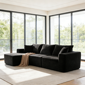 Canapé Modulable Moderne et Écologique en Tissu Rembourré, Ensemble de Meubles Durables pour Salon, Canapé-Lit en <span class=keywords><strong>Éponge</strong></span> à Prix Abordable - Product Image 1