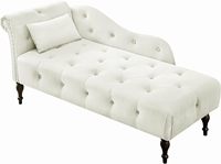 Fauteuil ergonomique en velours pour salon, pieds en bois massif, idéal pour hôtel, maison, bureau - Fauteuil d'appoint rembourré de qualité professionnelle, mobilier de maison