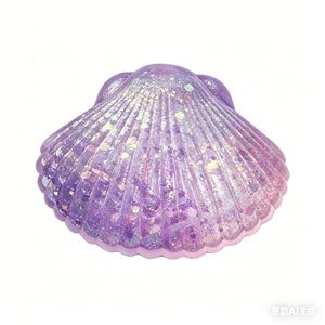 Coquillages marins scintillants à remontée lente, coquilles anti-stress, balles à presser, jouet souple en forme de coquillage pour cadeau - Product Image 4