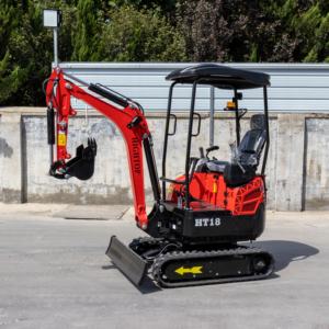 Hightop Factory levert hydraulische rupsmini-graafmachines HT18 1,8 ton, kleinste machines, micro mini rupsgraafmachine uit China. - Product Image 6