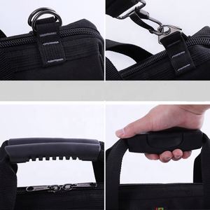 Heavy Duty 18-inch Close Top Wide Mouth Storage Electrician Tool Bag with Padded Adjustable Shoulder Strap - Product Image 5