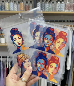 สติกเกอร์ติดแก้ว PET ขนาด 16 ออนซ์ แบบกันน้ำ ทนรอยขีดข่วน ล้างทำความสะอาดได้ พิมพ์ลาย DIY คุณภาพเกรด A สำหรับงานทรานเฟอร์แบบกำหนดเอง - Product Image 3