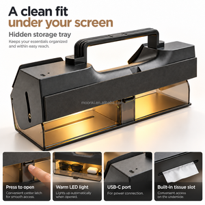 Tesla Model 3 & Model Y <b>Under</b> Screen Hidden Storage Tray with LED <b>Light</b> (2017-2026+) No reviews - Product Image 5