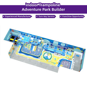 QiaoQiao 260 m² coin de jeu intérieur pour enfants petit équipement de terrain de jeu toboggan dans la structure de fosse à balles aire de jeu douce intérieure pour bébé - Product Image 2