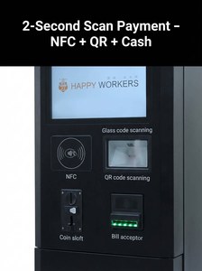 Distributeur automatique de <span class=keywords><strong>café</strong></span> instantané professionnel JQ-002-A1 à double chaudière en acier inoxydable, à monnayeur, avec fonction de mélange - Product Image 3