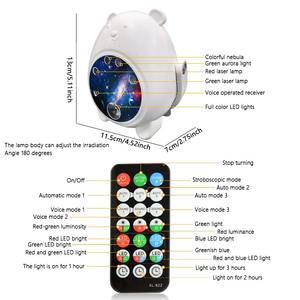 Lámpara de Proyección Aurora Luna Galaxia, Luz Nocturna Creativa con Proyección de la Tierra, Lámpara de Fotografía, Regalo para Enamorados - Product Image 6