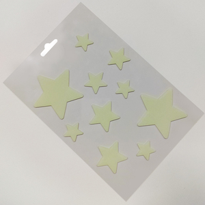 Tùy chỉnh in PVC phát sáng trong bóng tối dán huỳnh quang ngôi sao sáng dán tường - Product Image 5