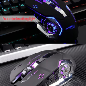 Hot bán tốt nhất 502 có dây Glow chuột Ergonomic quang chơi game cảm ứng chuột cho máy tính để bàn máy tính xách tay máy tính phổ - Product Image 5