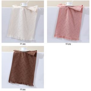 Jacquard Cotton Hand Face <b>Towels</b> Soft Absorbent With Fringe Trim for Bathroom Home and <b>Guest</b> Room - Product Image 2
