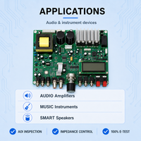 Fabricant d'assemblages de circuits imprimés (PCBA) pour appareils audio avec service de conception de circuits imprimés (PCB) personnalisés, fabricant de cartes de contrôle électroniques