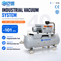 Pompa per vuoto rotativa a palette monostadio KAIMENG FKMVP 40, 40m³/h, 1.5KW, 220V, 101KPa per l'industria alimentare