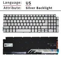 Teclado original para ordenador portátil, US/SP, ruso, para Dell Inspiron15-7591 7590 5591 5593 5598 5590 5584 5594 7790 P42E P42F P88F P83F P90F