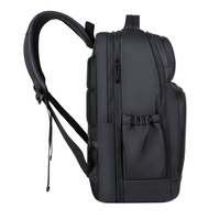 Sac à dos de voyage professionnel extensible et imperméable avec port de charge USB, grande capacité, sac pour ordinateur portable