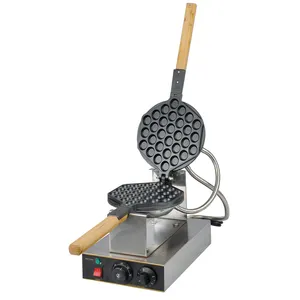 Commercial nonstick bubble egg mini waffle maker iron creates bubble shaped waffles cn gua adjustable thermostat