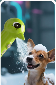 Electric Plastic Silicone Pet Shampoo Foam Maker Machine Rechargeable Cute Mushroom Bubble <strong>Blaster</strong> for <strong>Dogs</strong> Cats Fast Lather - Product Image 3