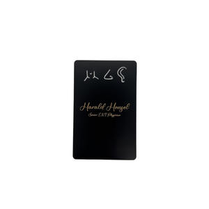 Biglietto <span class=keywords><strong>da</strong></span> visita di lusso in metallo bronzo con stampa personalizzata con codice QR e <span class=keywords><strong>numero</strong></span> di serie - Product Image 6