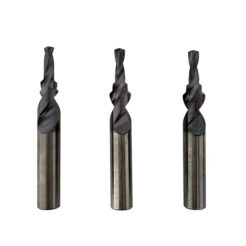 FULLOVE Hochwertige Gusseisen-Aluminium-Bohrer Metallwerk zeug bohrer Bohren Hartmetall Zwei-Stufen-Bohrer