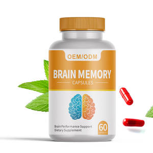 Cápsulas nootrópicas de etiqueta privada Suplemento cerebral Cápsulas de memoria cerebral - Product Image 2