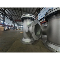 Saringan Keranjang Tipe T DN200 Baja Tahan Karat Filter Aliran Tinggi dengan Pilihan Flensa ASME untuk Layanan Minyak dan Petrokimia
