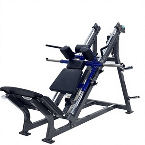 वाणिज्यिक काइशी HM-2046 दोहरी-फ़ंक्शन स्टेनलेस स्टील प्लेट लोड हैक स्क्वाट मशीन पैर सुरक्षा इनडोर आउटडोर जिम फिटनेस - Product Image 1