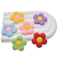 Embouts de paille réutilisables en silicone anti-poussière 6-8mm pailles à boire bouchon fleur marguerite paille Topper breloques couverture gobelet Topper