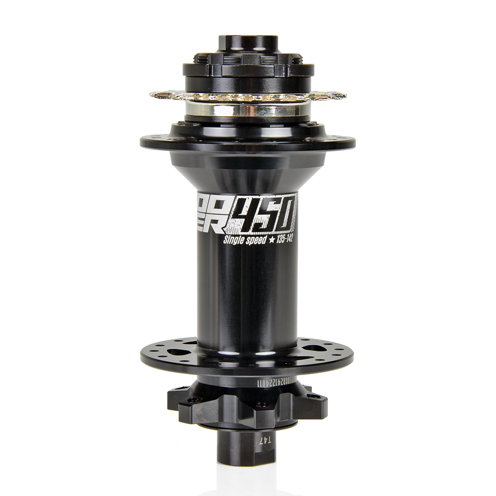 Koozer 450 Single Speed Rear MTB Hub 32H with Cr-Mo Axle for Disc
