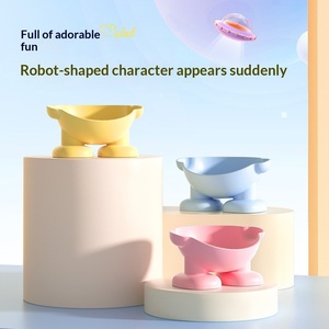 ชามอาหารสัตว์เลี้ยงแบบยกสูง ป้องกันการหก ป้องกันการกดทับคอ ชามเปิดกว้าง สีสันสดใส สำหรับแมวและสุนัข ใช้ได้ทุกวัน - Product Image 2