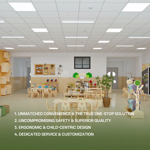 Ensemble chaise et bureau d'écriture pour enfants en bois moderne Hikeylove - Mobilier <span class=keywords><strong>de</strong></span> maternelle haut <span class=keywords><strong>de</strong></span> gamme pour salon - Product Image 2