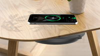 Table de toilette, système de bureau, mobilier de bureau, table cachée, chargeur sans fil électrique invisible 10W OTP/OVP pour téléphone