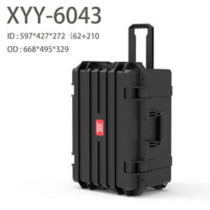 Outdoor Photography Equipment <strong>Trolley</strong> Case, Precision Instruments, Multifunctional Safety Protective Toolbox, XYY-7545 Black - Product Image 4