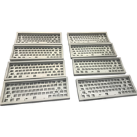 Boîtier de clavier usiné CNC en aluminium (6061/6063) ou laiton, avec anodisation, compatible TKL Alice ANSI Layout