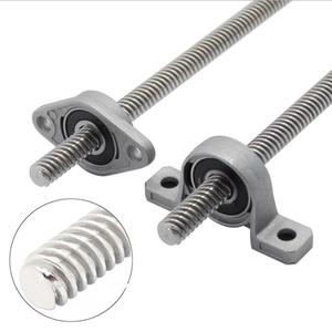 Offre Spéciale Vis trapézoïdale filetée T8 en laiton pour imprimante 3D, filetage 8mm, roulement à billes, garantie 1,5 an CN;JIA - Product Image 6