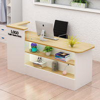 Comptoir de caisse de magasin de vêtements, bureau de style lutteur pour organiser les affaires, bureau de réception pour salon de beauté