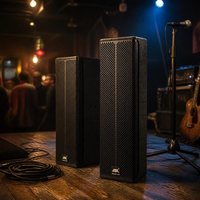Haut-parleur colonne JSL 150W Line Array avec 4x4" Woofer et 1" Tweeter, connecteur SpeakON NL4 pour sonorisation