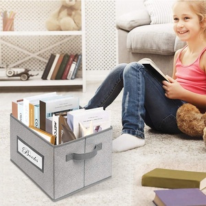 Cubes De Stockage pliables avec Étiquettes Tissu Boîte De <span class=keywords><strong>Rangement</strong></span> pour Organiser - Product Image 4