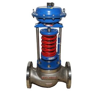 Vanne de régulation de pression et de débit auto-actuée pneumatique à haute température, à siège unique ou double, avec manchon, modèles T96 T95 - Product Image 2