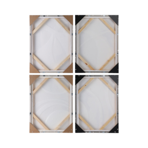 Set di quadri da parete con curve fluide e texturate per soggiorno, camera da letto, ufficio, sala da pranzo. - Product Image 6