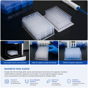 Degao 96 Well Disposable Magnetic <b>Rod</b> Sleeve Tip Comb for Automatic Nucleic Acid Extraction Instrument - Product Image 2