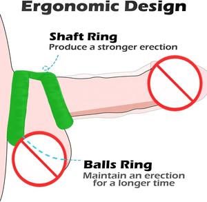 Penisringen Lichtgevende Haan Ring Zacht Rekbare Siliconen Hanen Harder Sterkere Erectie Vertraging Ejaculatie Seksspeeltjes Voor Mannen - Product Image 5