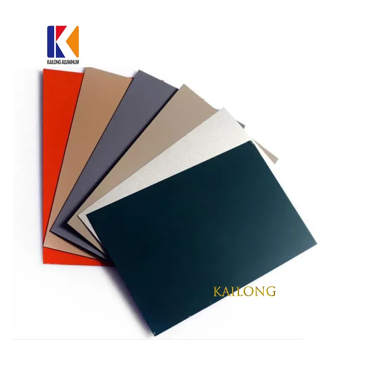 Color coated Aluminium 1060 alloy 0.9mm gray painted Aluminum sheet