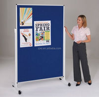 Écran de séparation de pièce en tissu souple portable moderne pliable panneaux de séparation mobiles pour bureau et entrepôt