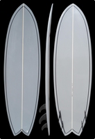 Planche de surf chinoise rétro à queue de poisson personnalisée
