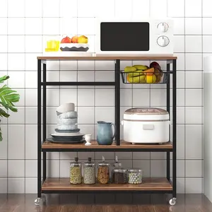 Kitchen Islands&carts Storage Holders Professional Luxury Nice Mobile Kitchen Cart Island Kitchen Trolley Organizer Decor Carton