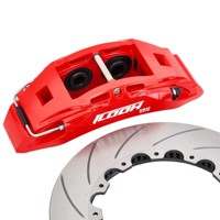 Kit de freinage surdimensionné ICOOH Racing DM4 à 4 pistons, étrier de frein avant, disque de frein 355 mm pour Renault Clio 16V-MK1 R18 Wheel