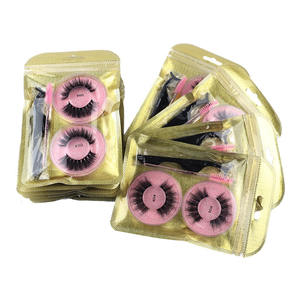 Vente en gros Kit professionnel de faux cils en vison 3D Extension de faux cils faits <span class=keywords><strong>à</strong></span> la main en rose avec brosse <span class=keywords><strong>pince</strong></span> <span class=keywords><strong>à</strong></span> <span class=keywords><strong>épiler</strong></span> Vegan <span class=keywords><strong>Prix</strong></span> moins cher - Product Image 3