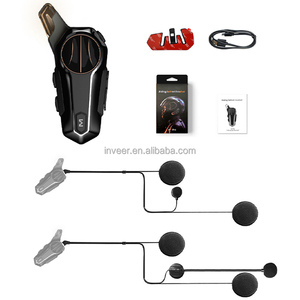 Inveer 1000m Casco Auriculares Bluetooth Duplex <span class=keywords><strong>Intercom</strong></span> Auriculares X1pro Motocicleta Intercomunicador para Accesorios de Motocicleta - Product Image 5
